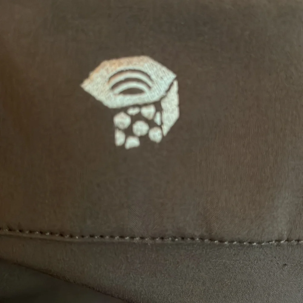 Mountain Hardwear Women’s SoftShell Jacket Brown Fleece‎ Lined Coat Size Small
